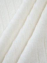 V Yaka Yırtmaçlı Örgü Üst