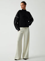 Odaklanmayı Değiştir Büyük Boy Balıkçı Yaka Kazak