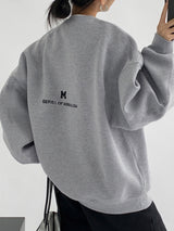 Minimalizm Büyük Erkek Çocuk Sweat