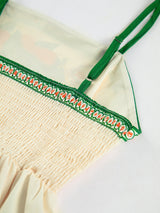 Paradise Print Vacation Atlet Uzun Elbise