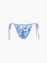Baskılı Halter Düğümlü Bikini Takımı