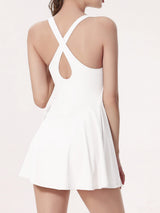 Criss Cross Jersey Aktif Elbise