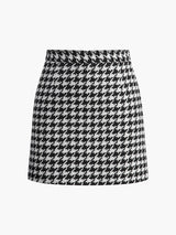 Ekose Tweed Mini Etek