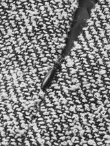 Dokulu Tweed Fermuarlı Etek