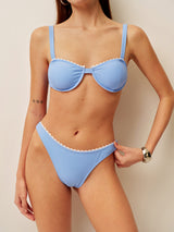Taraklı Kenarlı Bikini Takımı