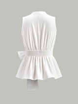 Bağlamalı Peplum Üst