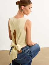 Bağlamalı Fiyonklu Tank Top