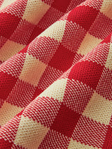 Gingham Desenli Pantolon Takımı