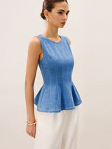 Kot Peplum Üst