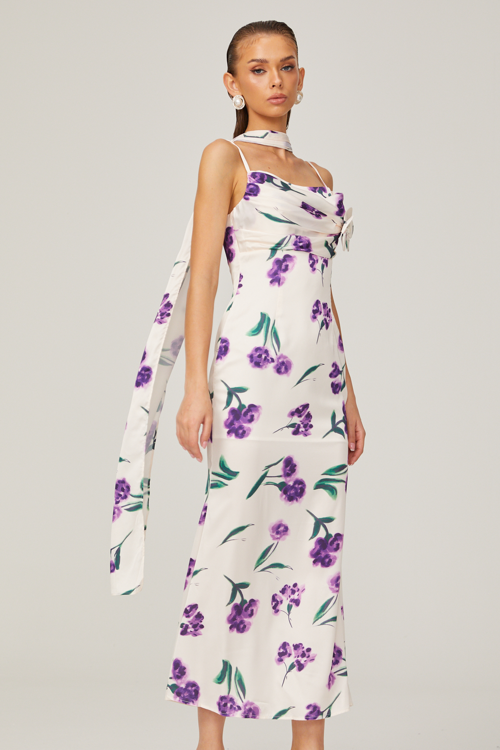 Gitta midi elbise