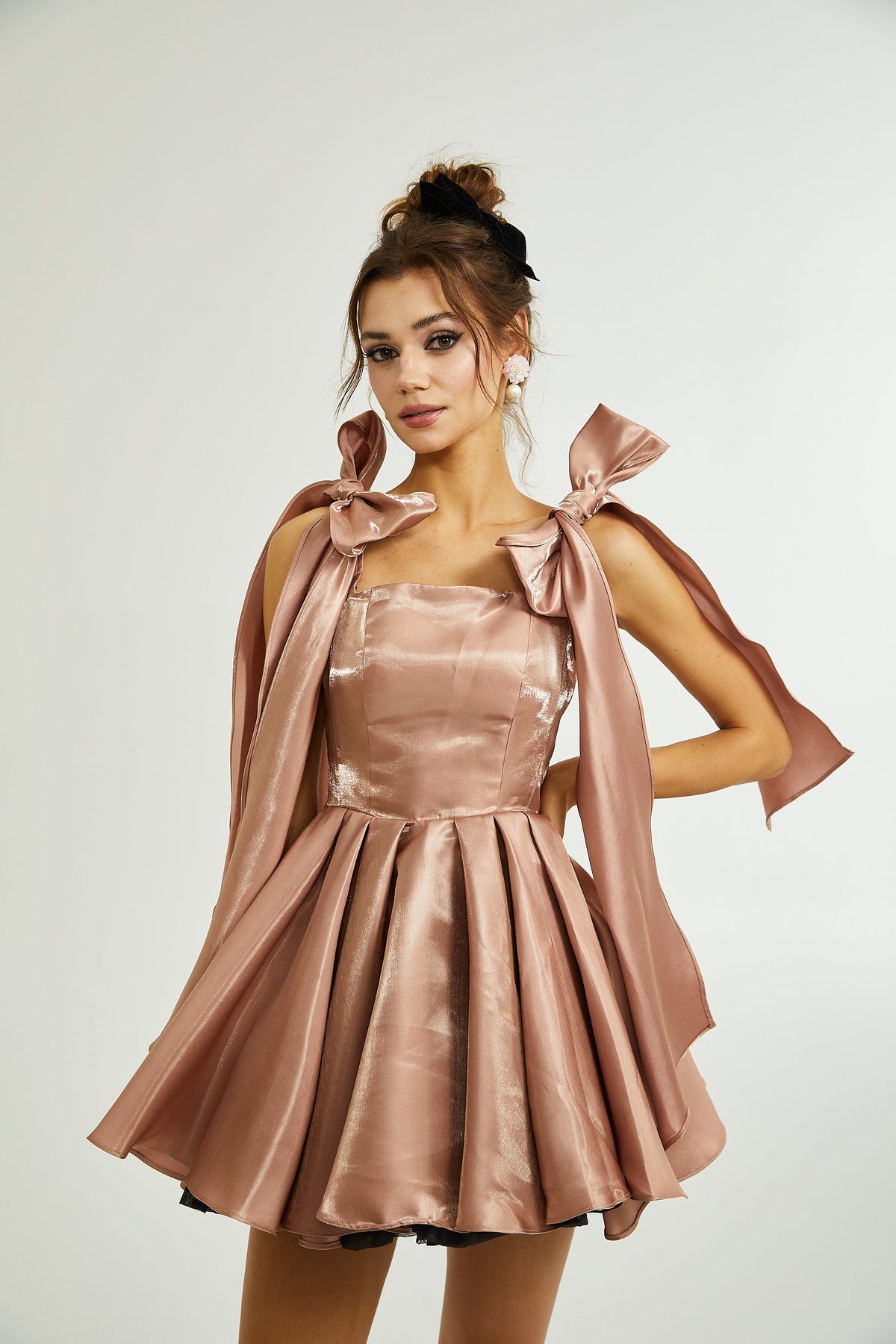 Catiana detay mini elbise