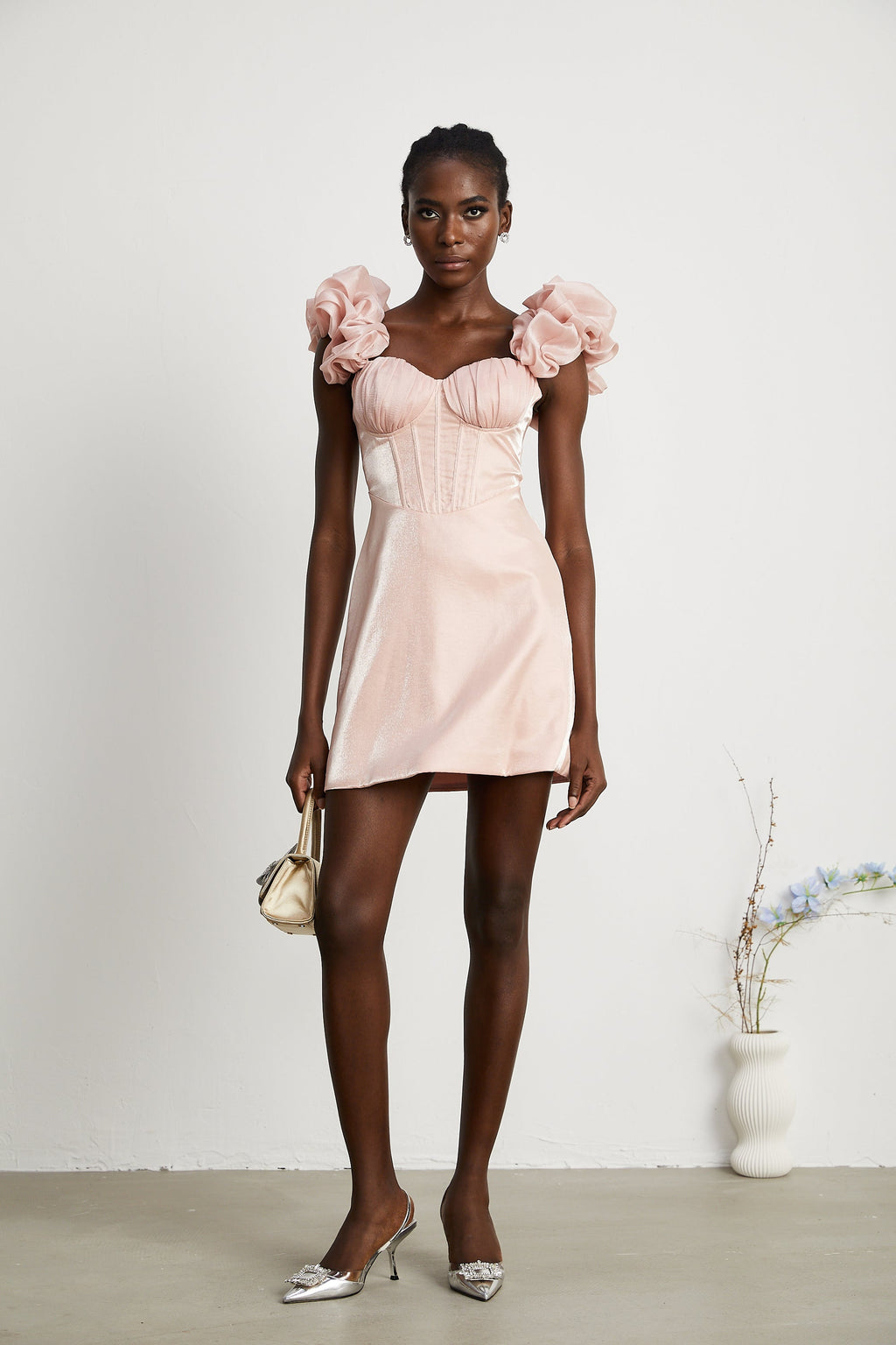 Rosalie korse mini elbise