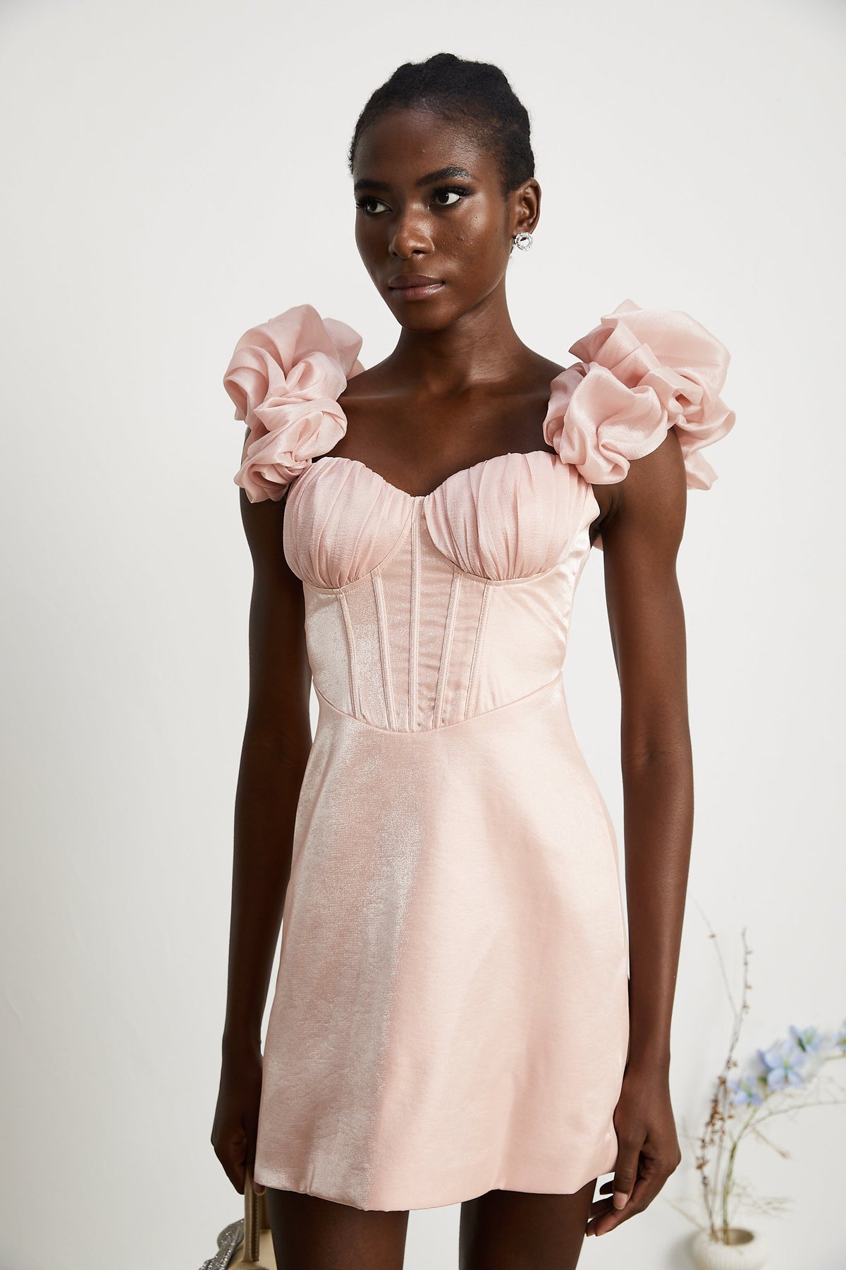 Rosalie korse mini elbise