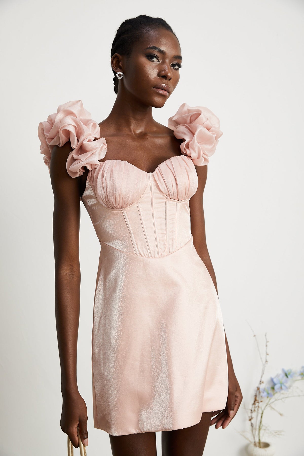 Rosalie korse mini elbise