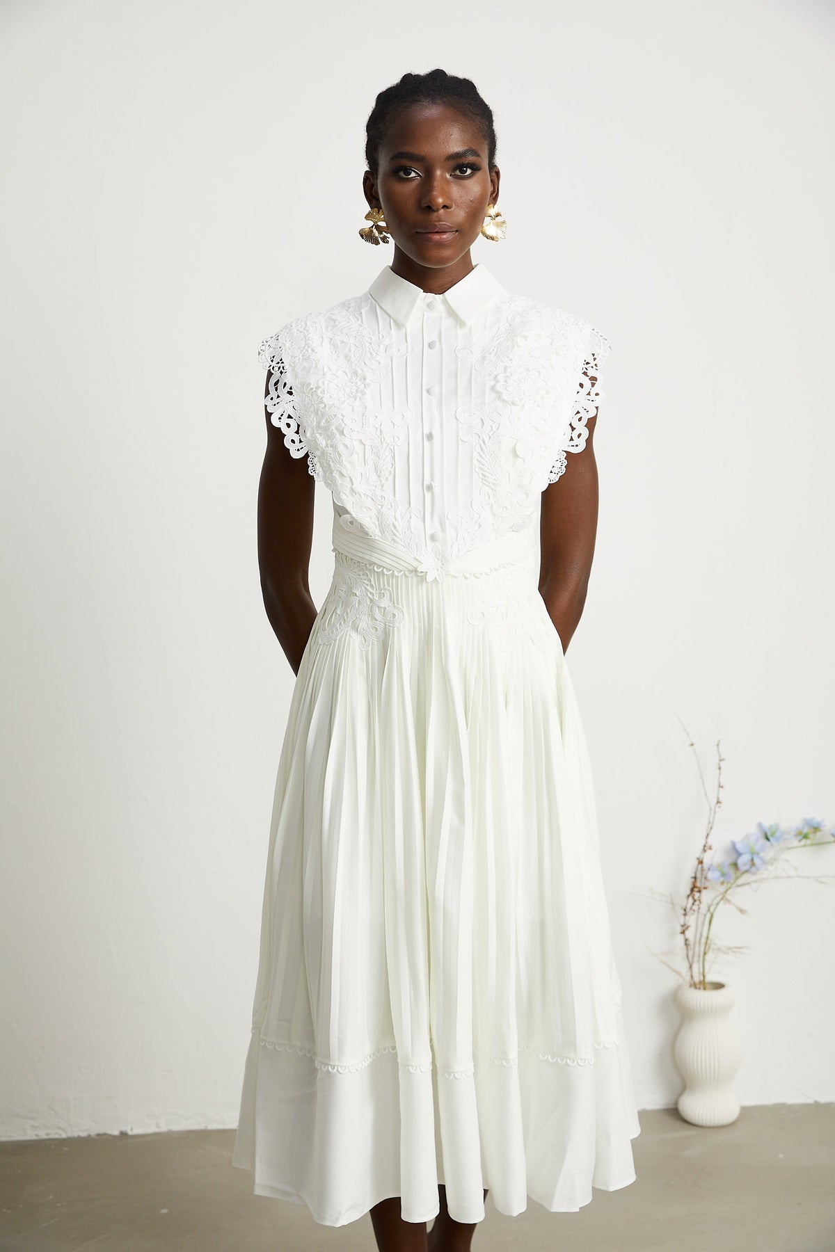 Avalon midi elbise