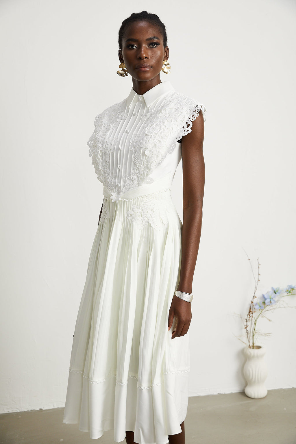 Avalon midi elbise