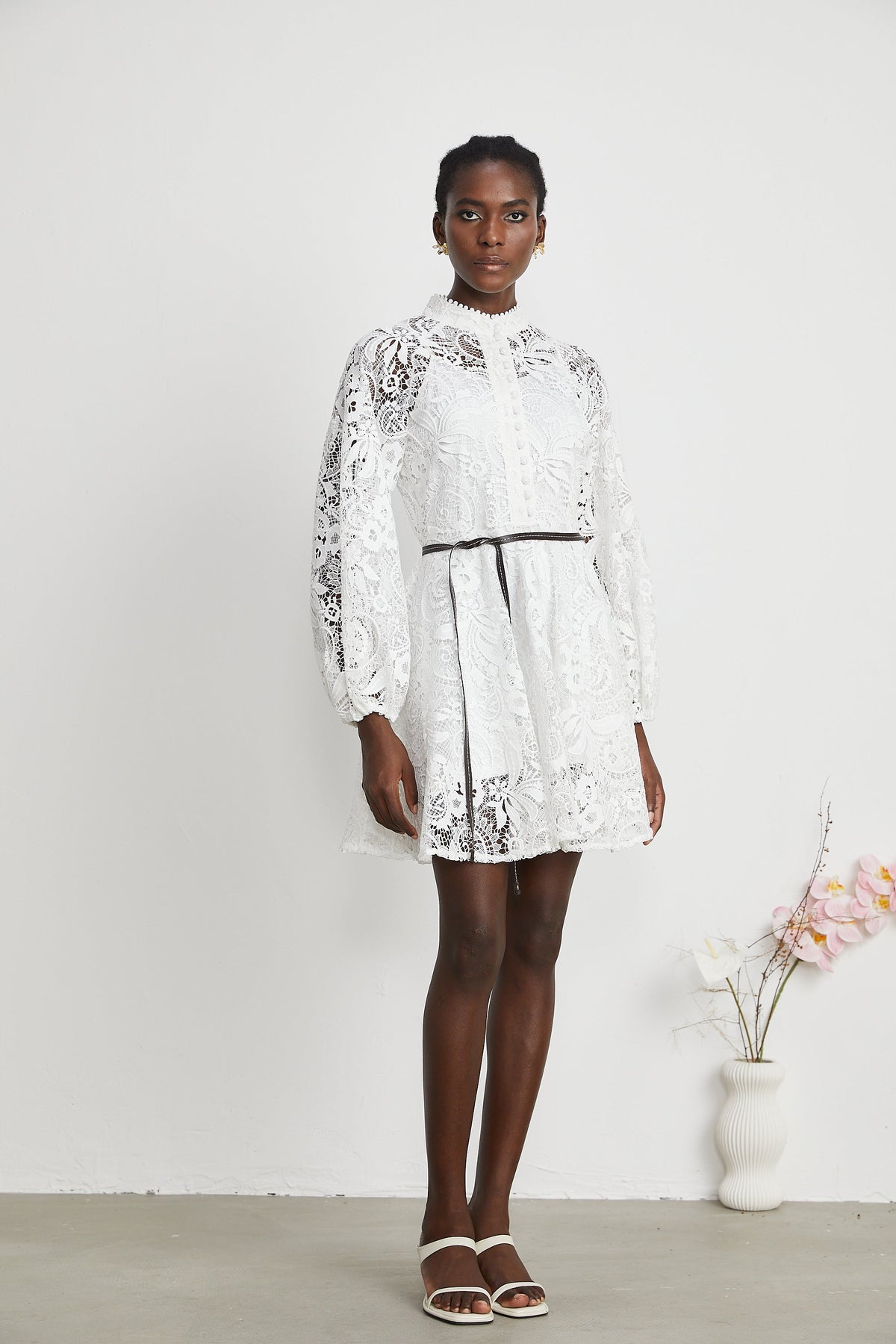 Camelliera mini elbise