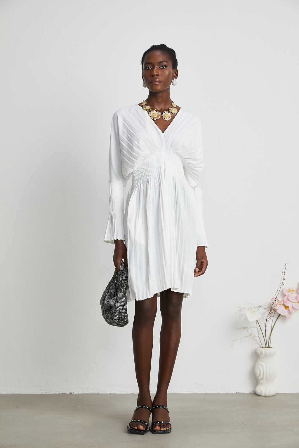 Claudette mini elbise