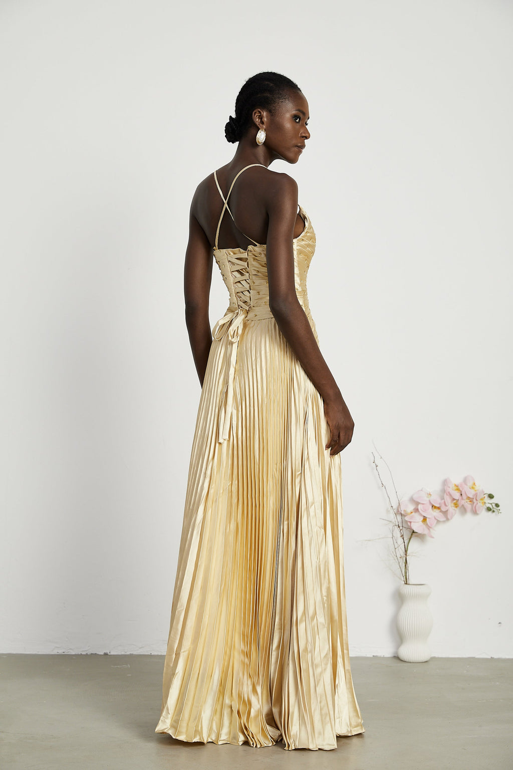Eline maksi elbise