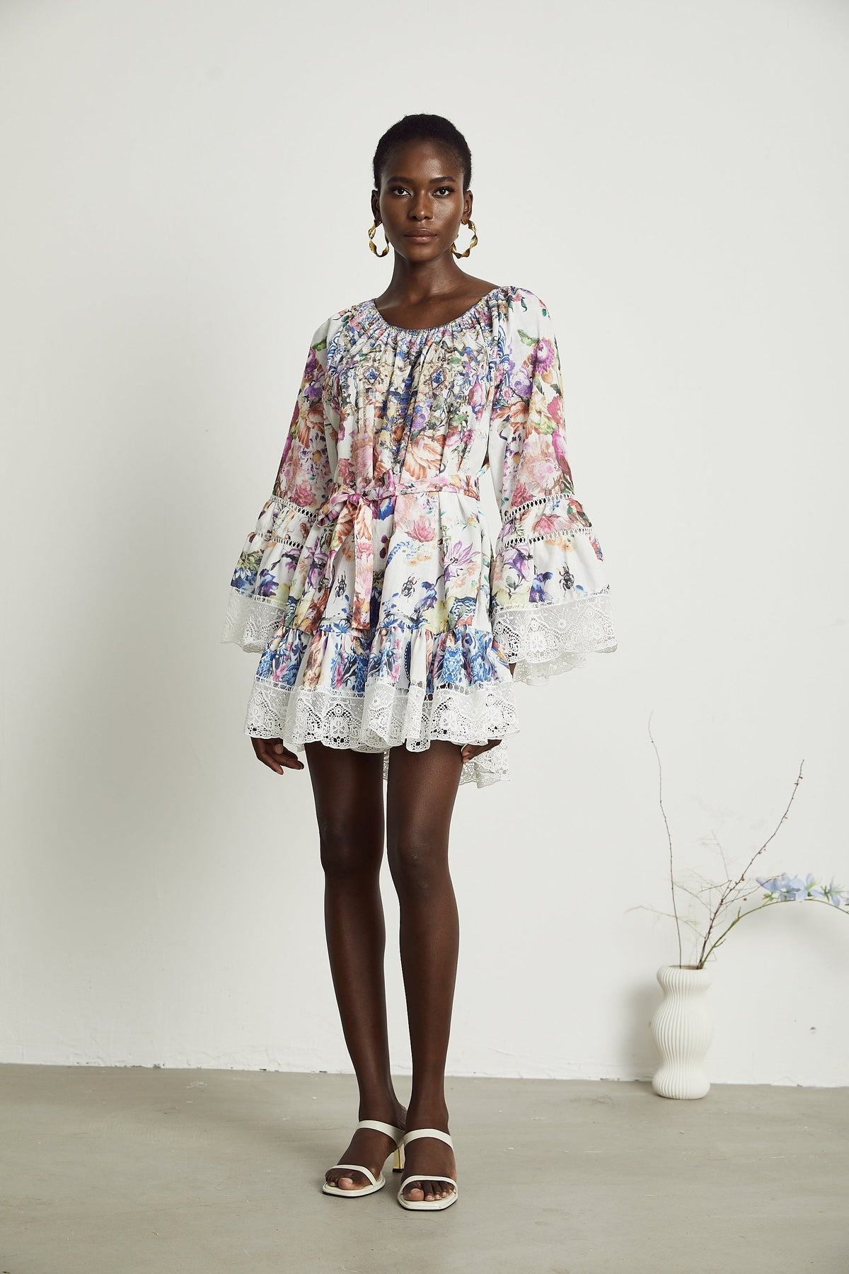 Bérénice mini elbise