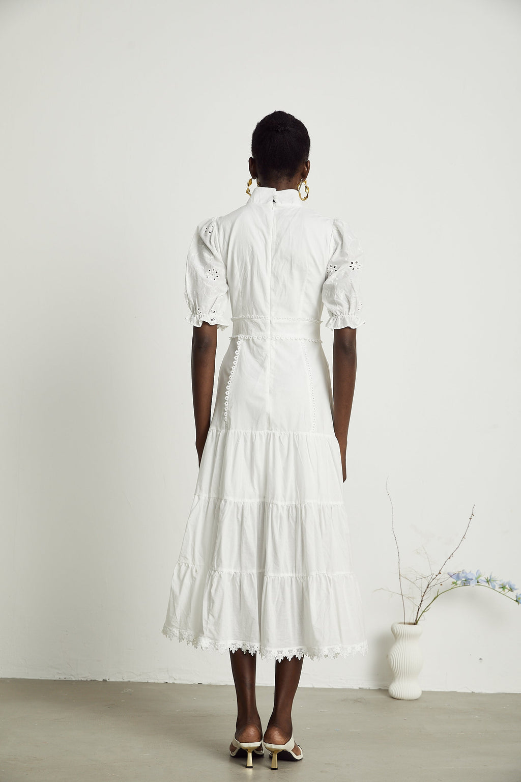 Coline dantel mini elbise