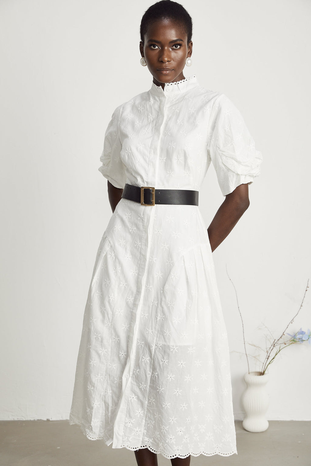 Cordelia büstiyer midi elbise