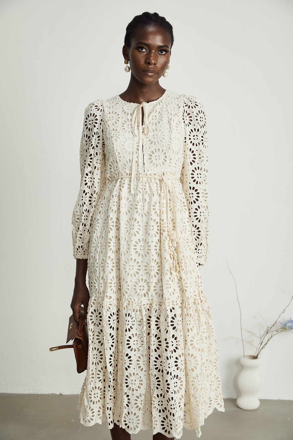 Eden midi elbise
