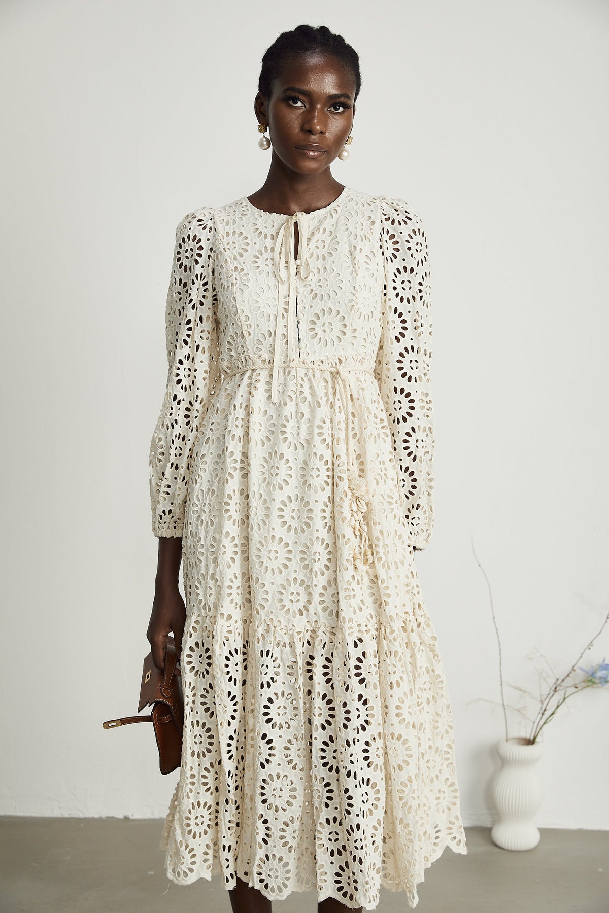 Eden midi elbise