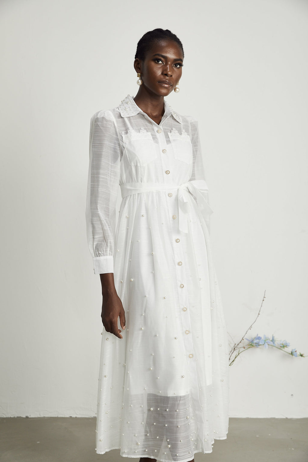 Bennett midi elbise