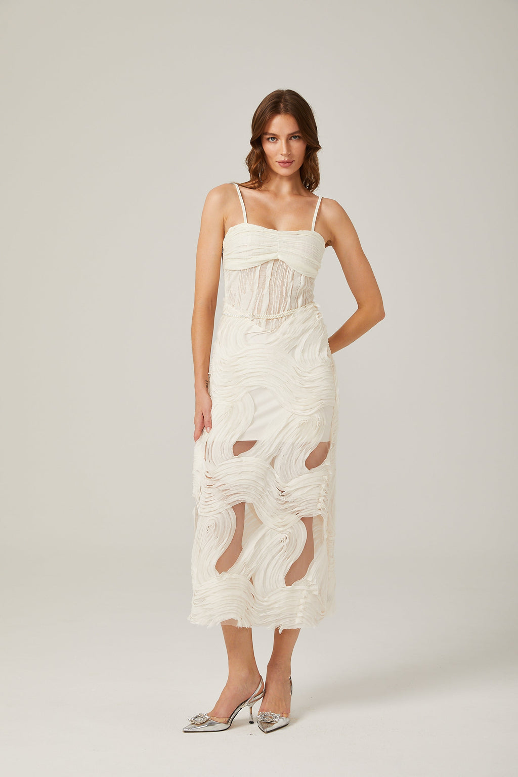 Allegra midi elbise
