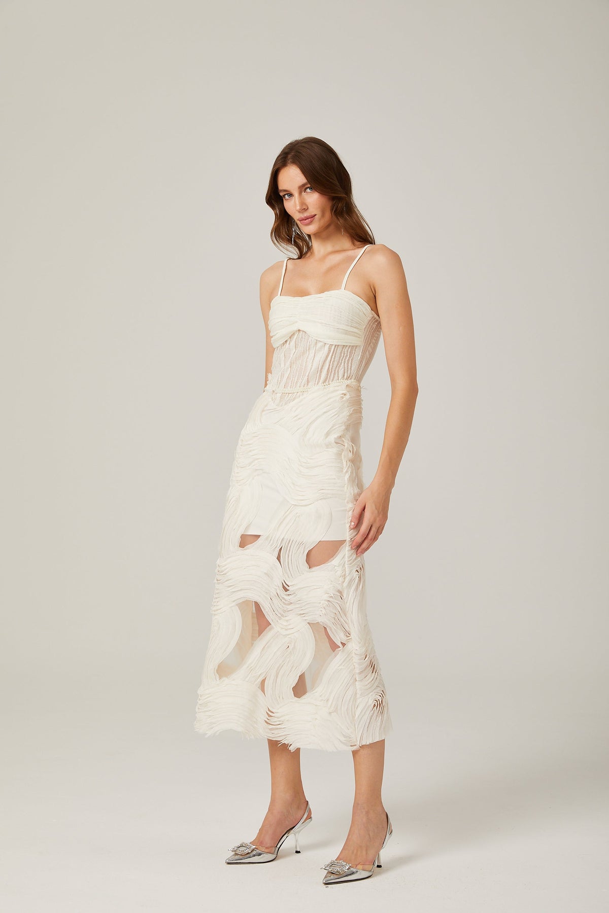 Allegra midi elbise