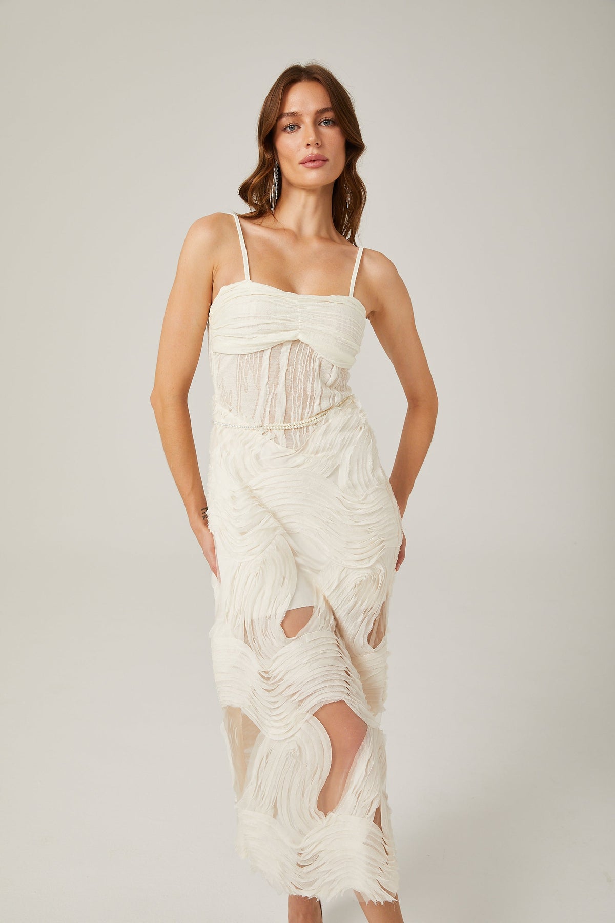 Allegra midi elbise