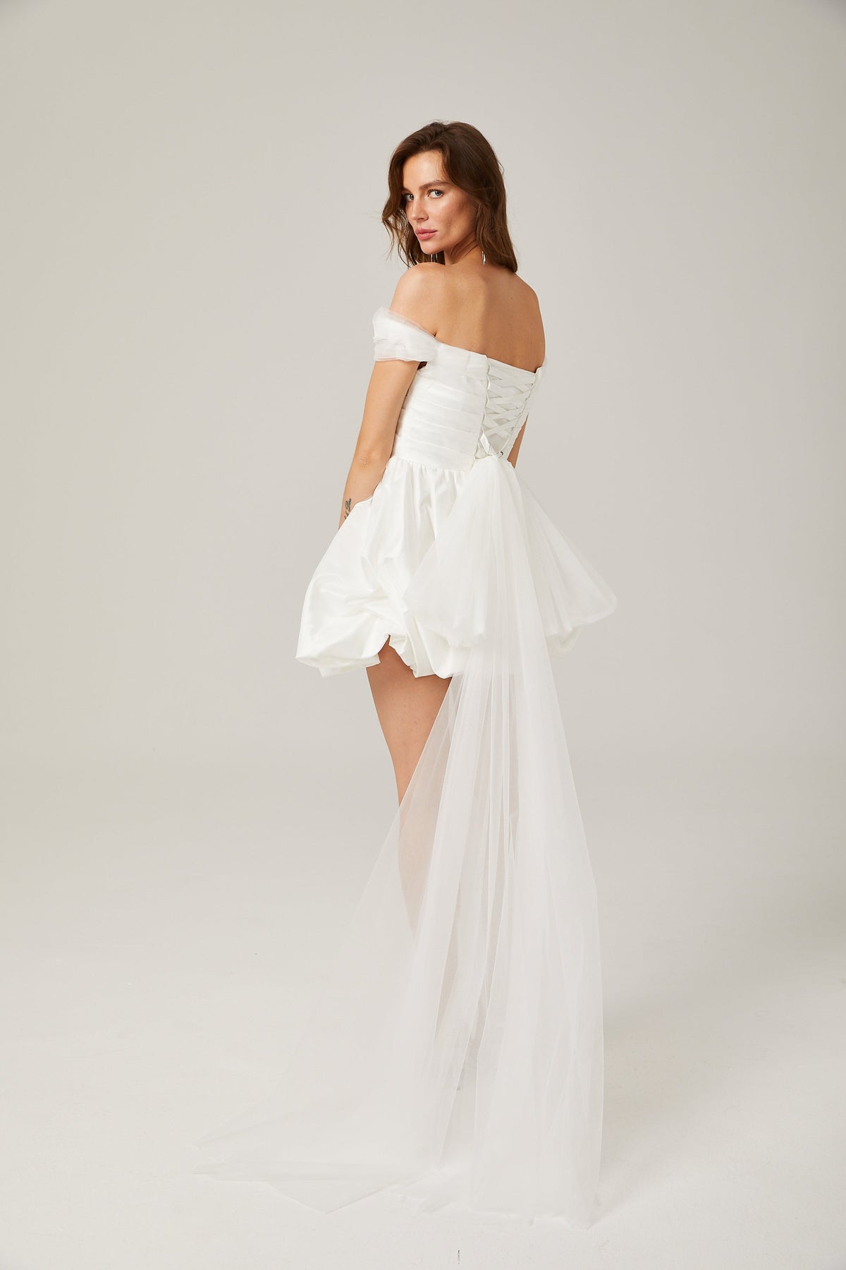 Aurore mini elbise