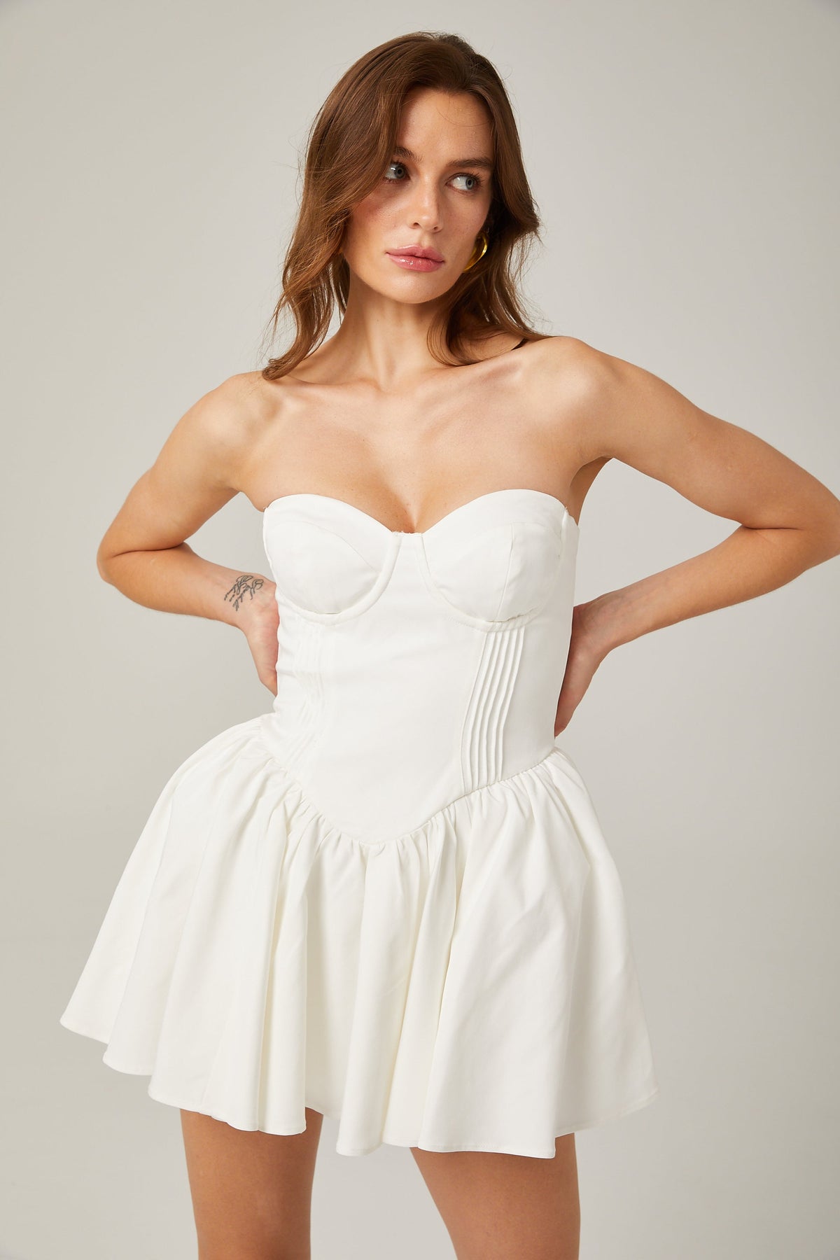 Mireille büstiyer mini elbise