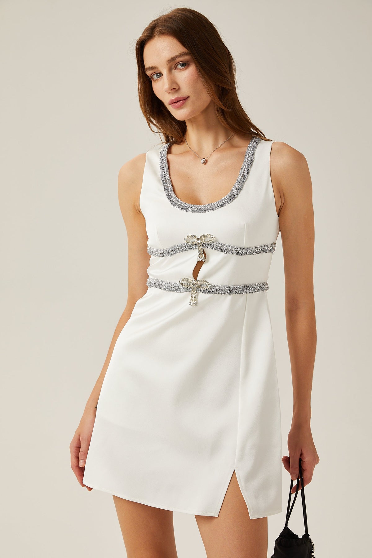 Ghislaine fiyonk mini elbise