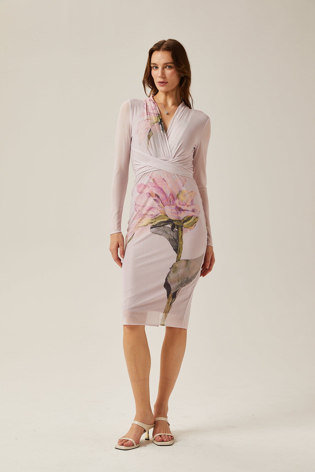 Charlotte midi elbise