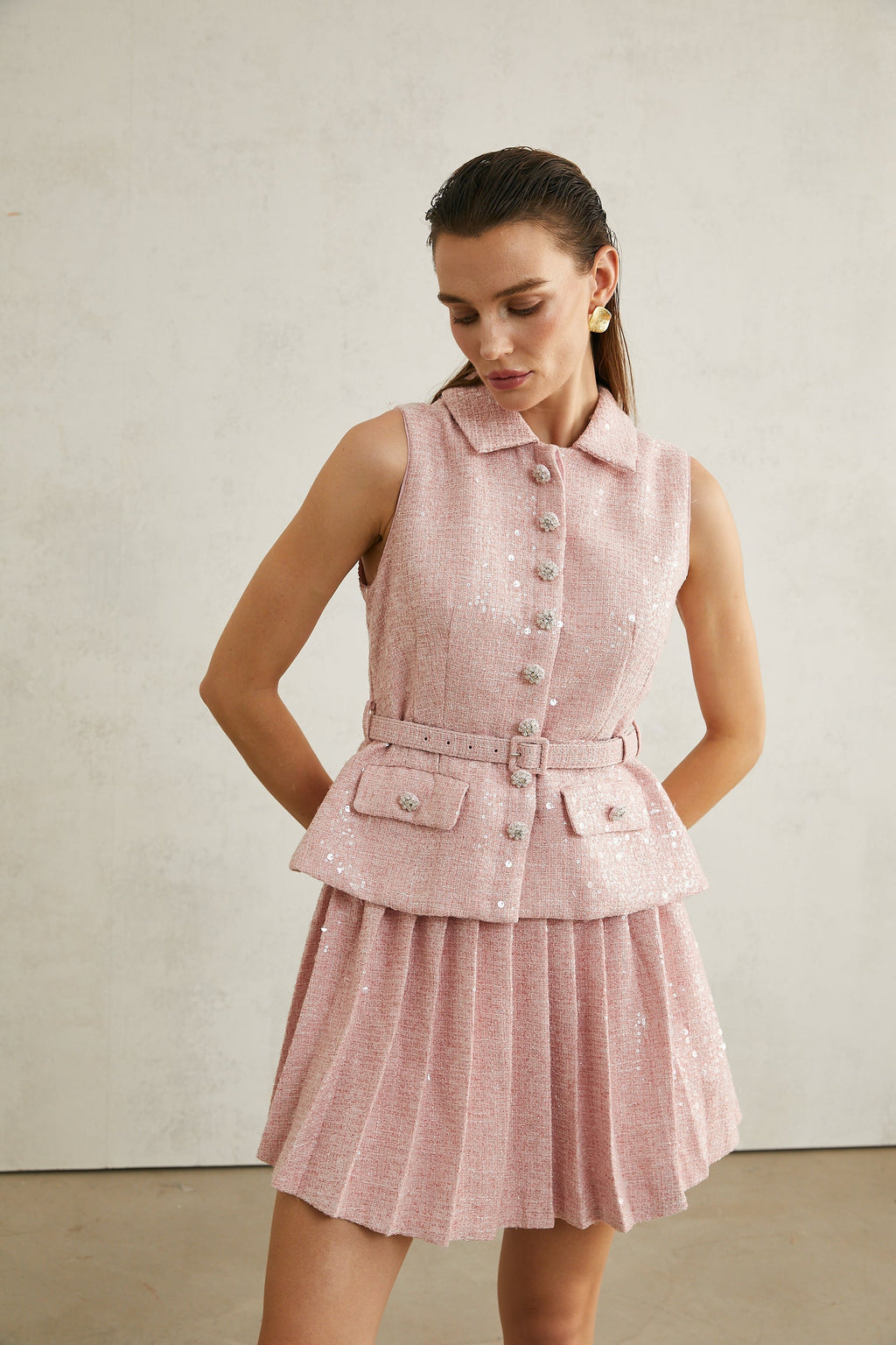 Élise mini elbise