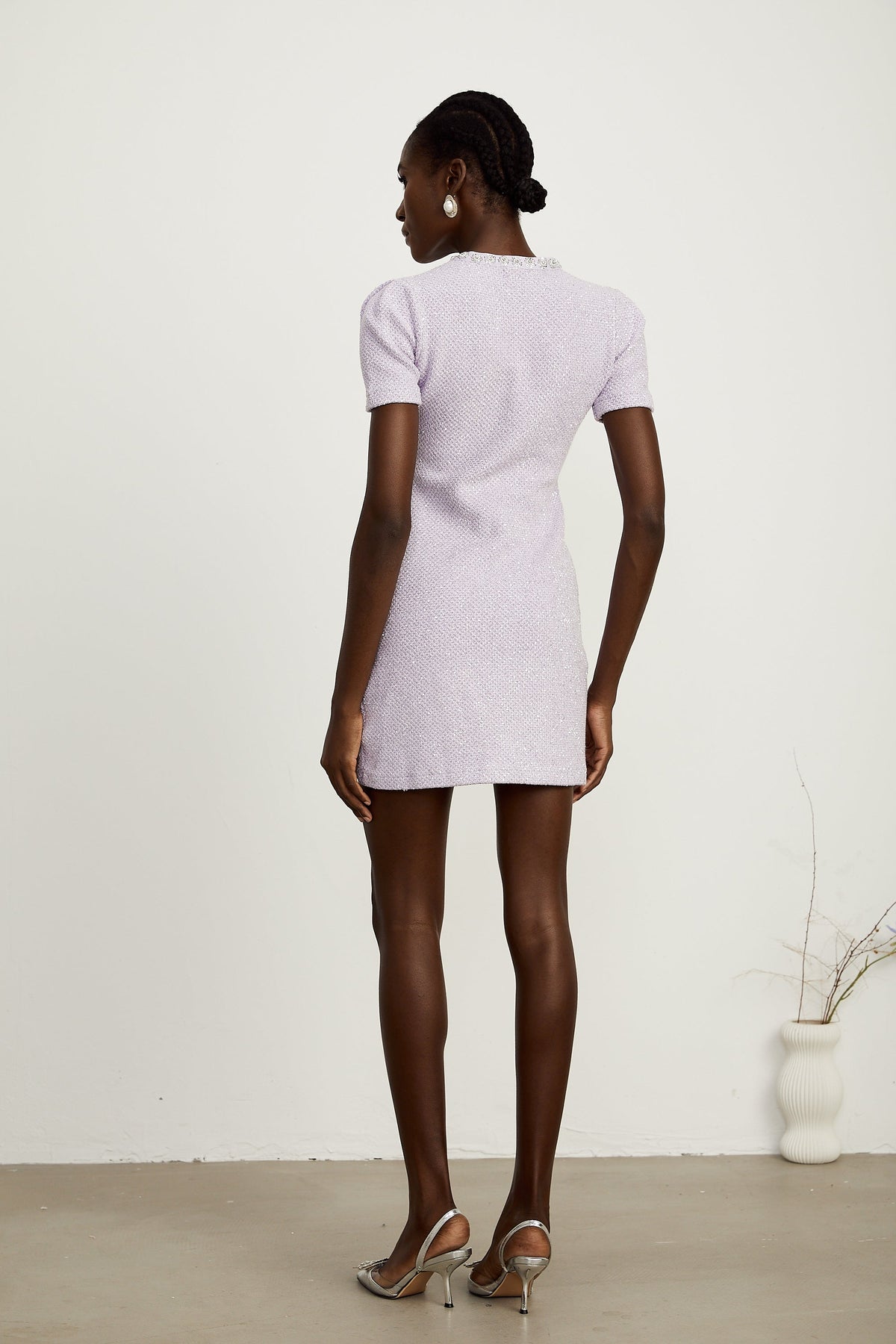 Léocadie mini elbise