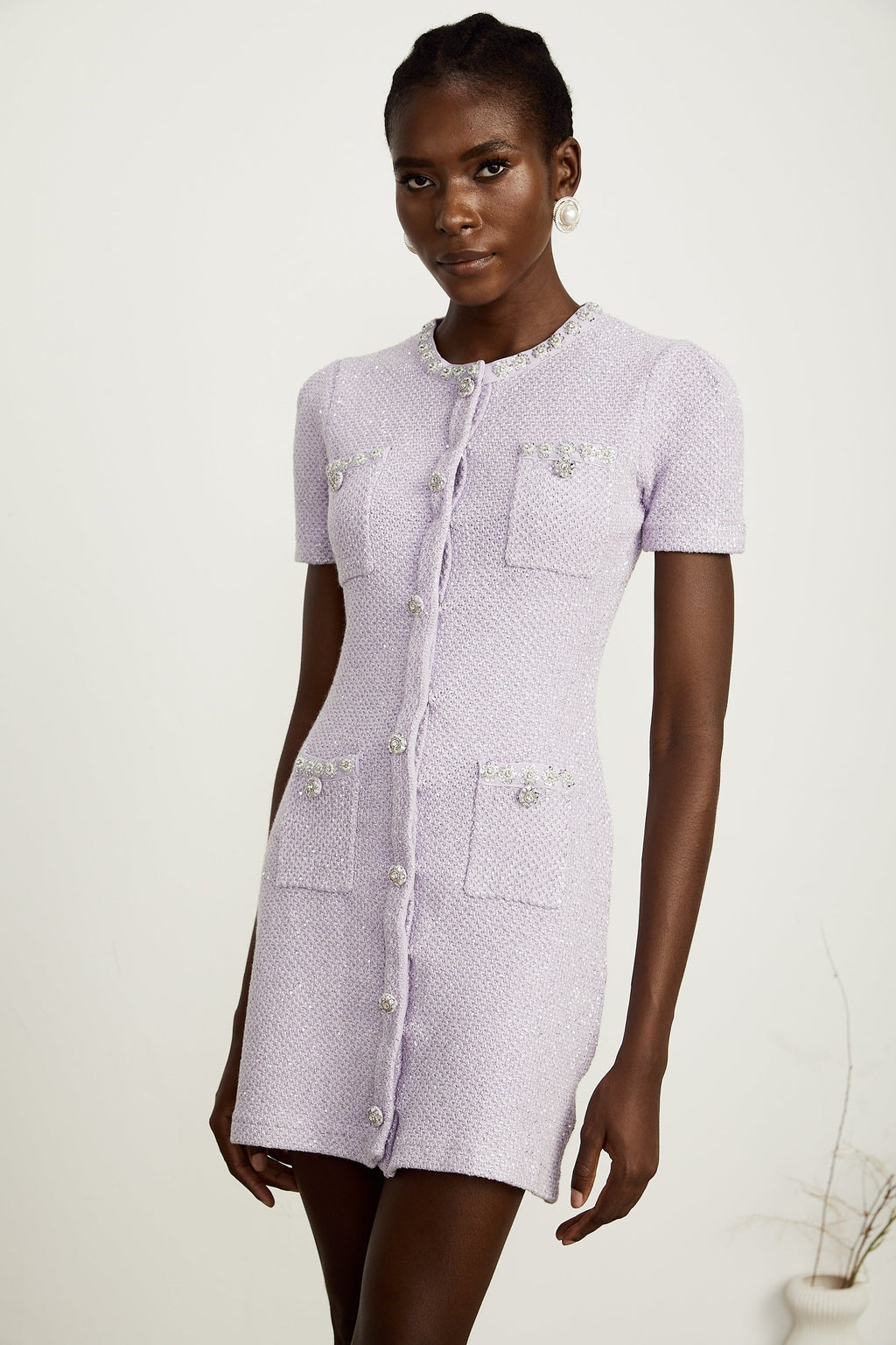 Léocadie mini elbise