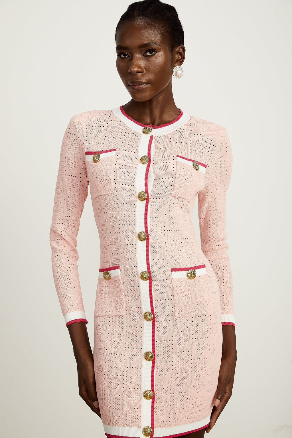 Karine örgü mini elbise