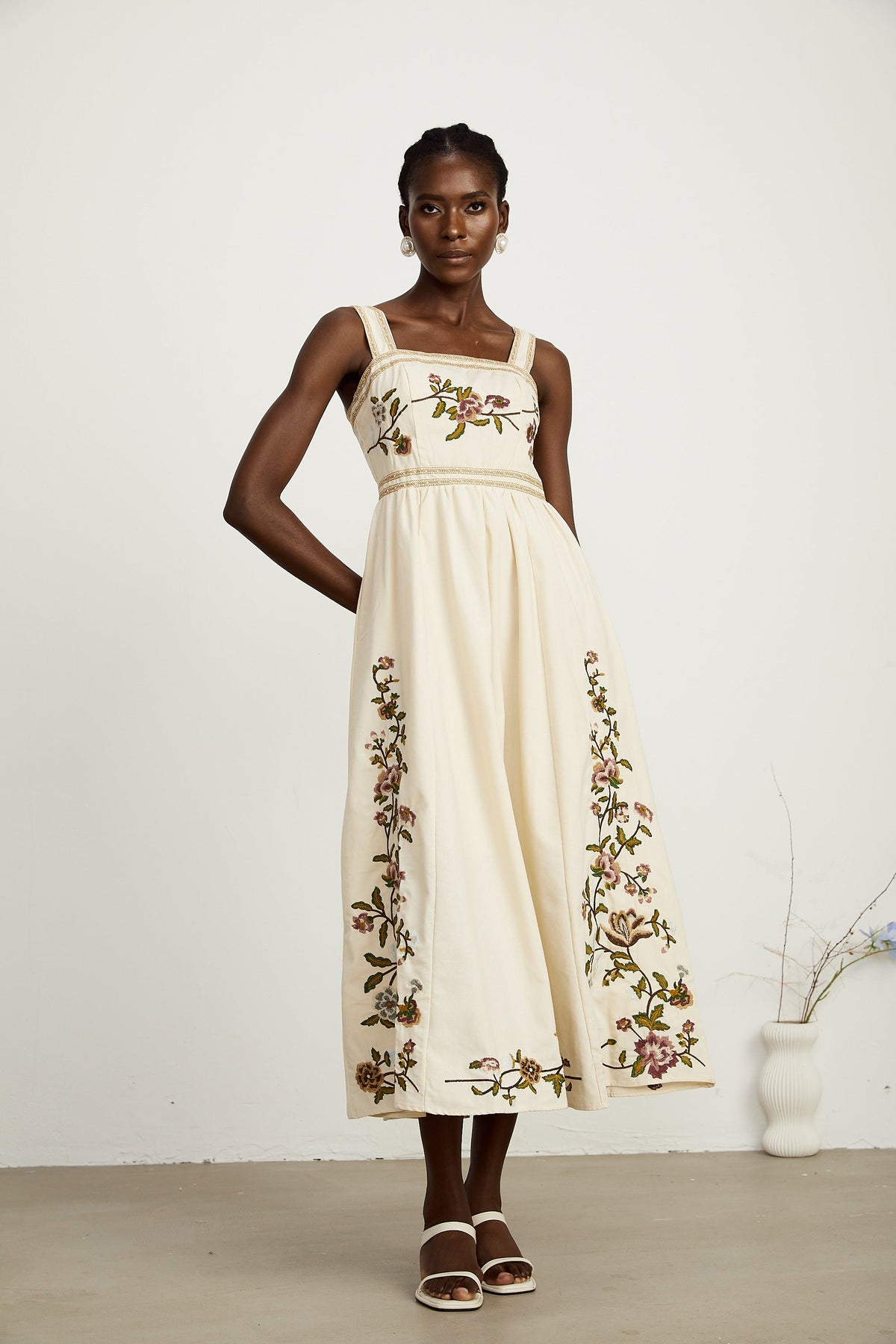 Kimberley midi elbise