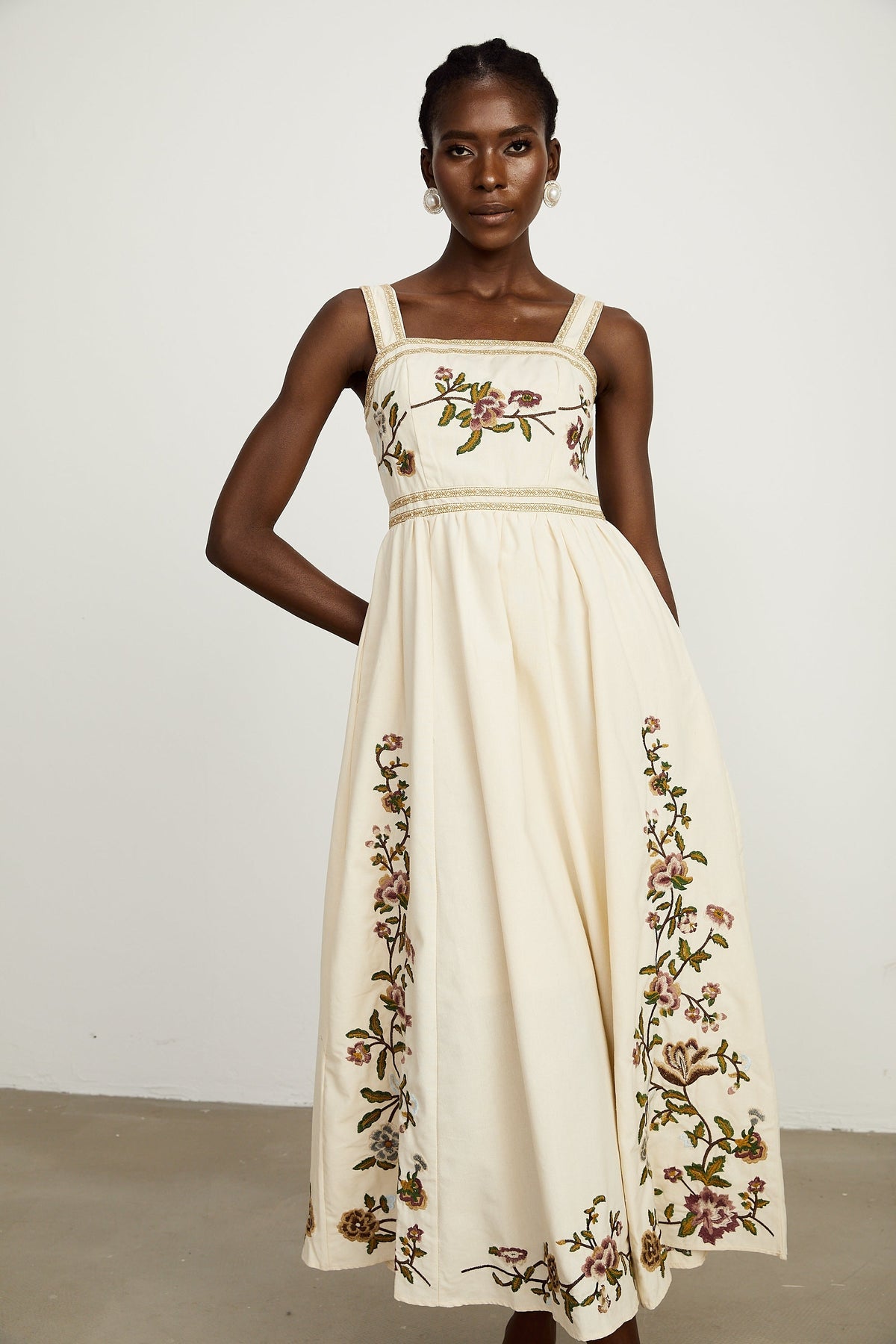 Kimberley midi elbise