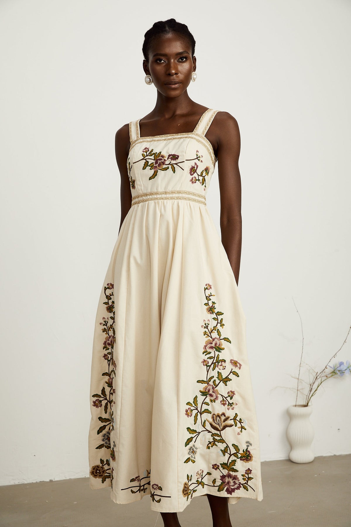 Kimberley midi elbise