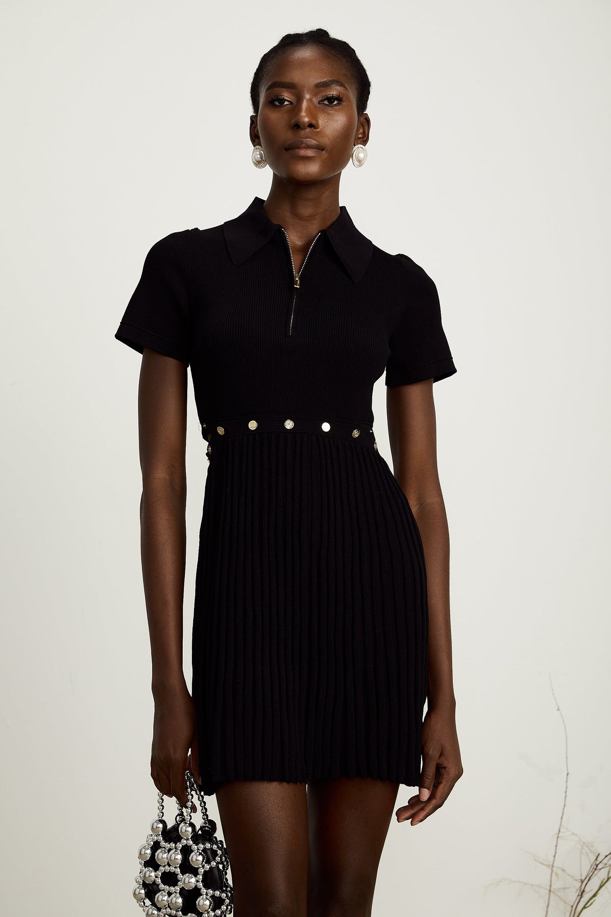 Coline pile mini elbise