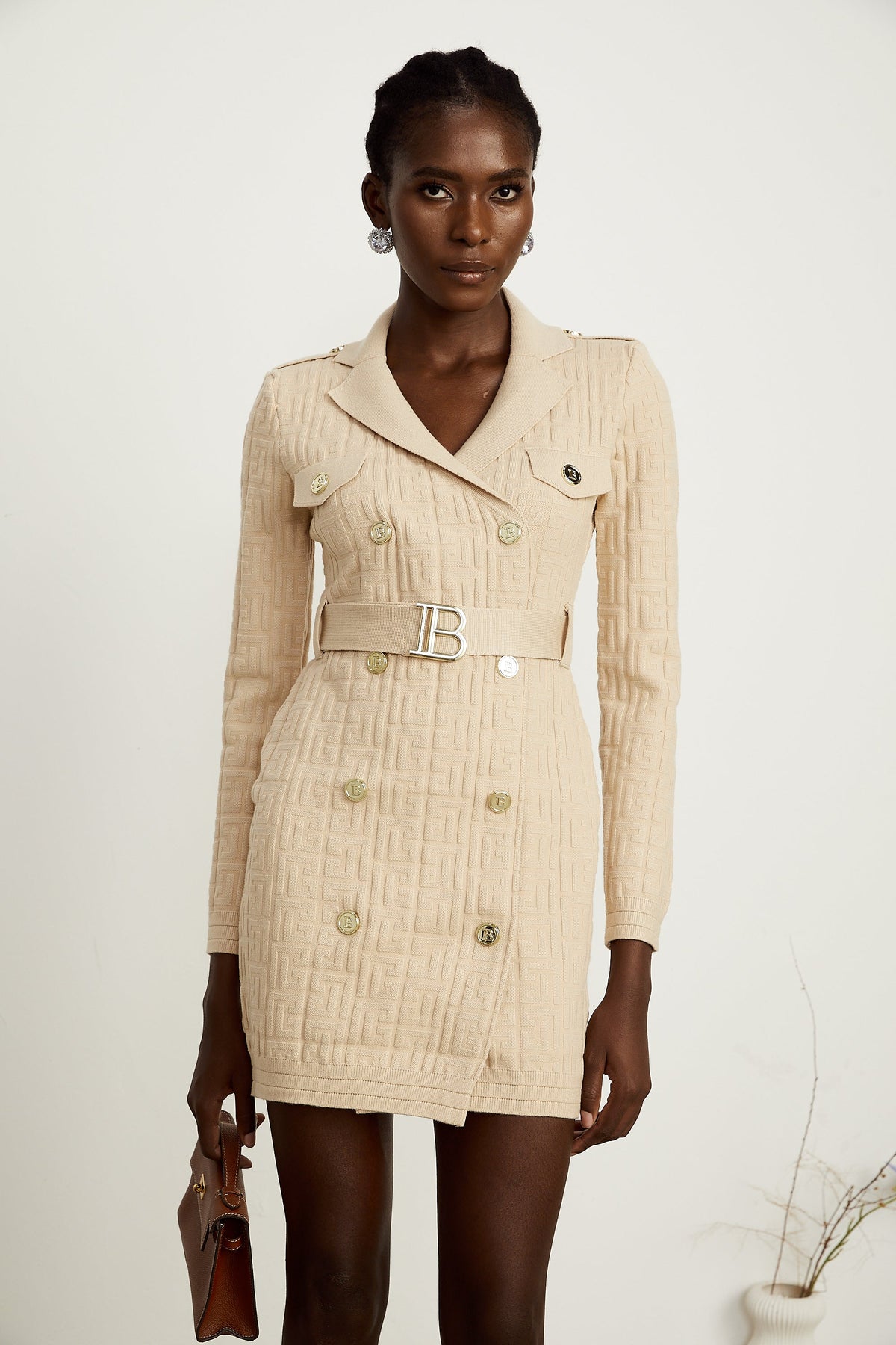 Clémence mini elbise