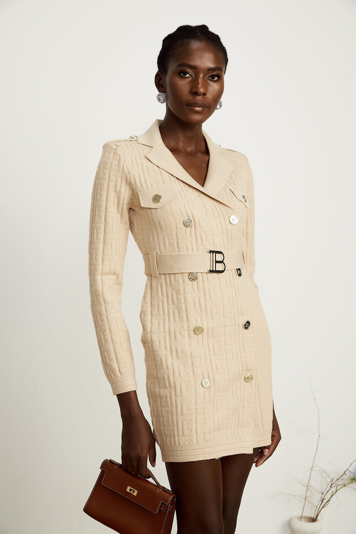 Clémence mini elbise