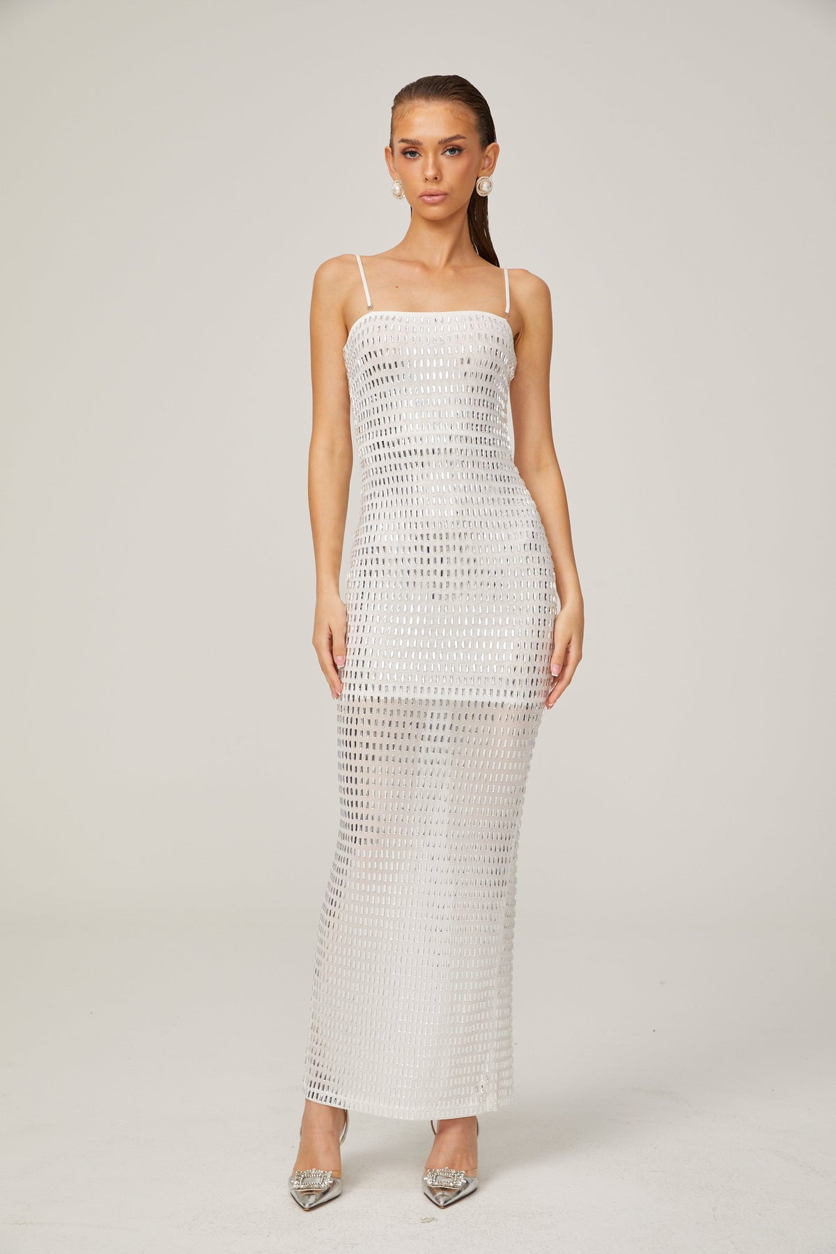 Amelina midi elbise