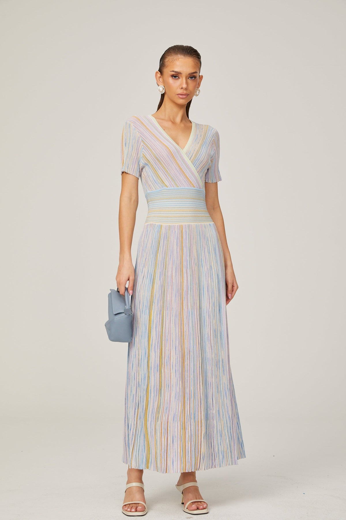 Diane midi elbise