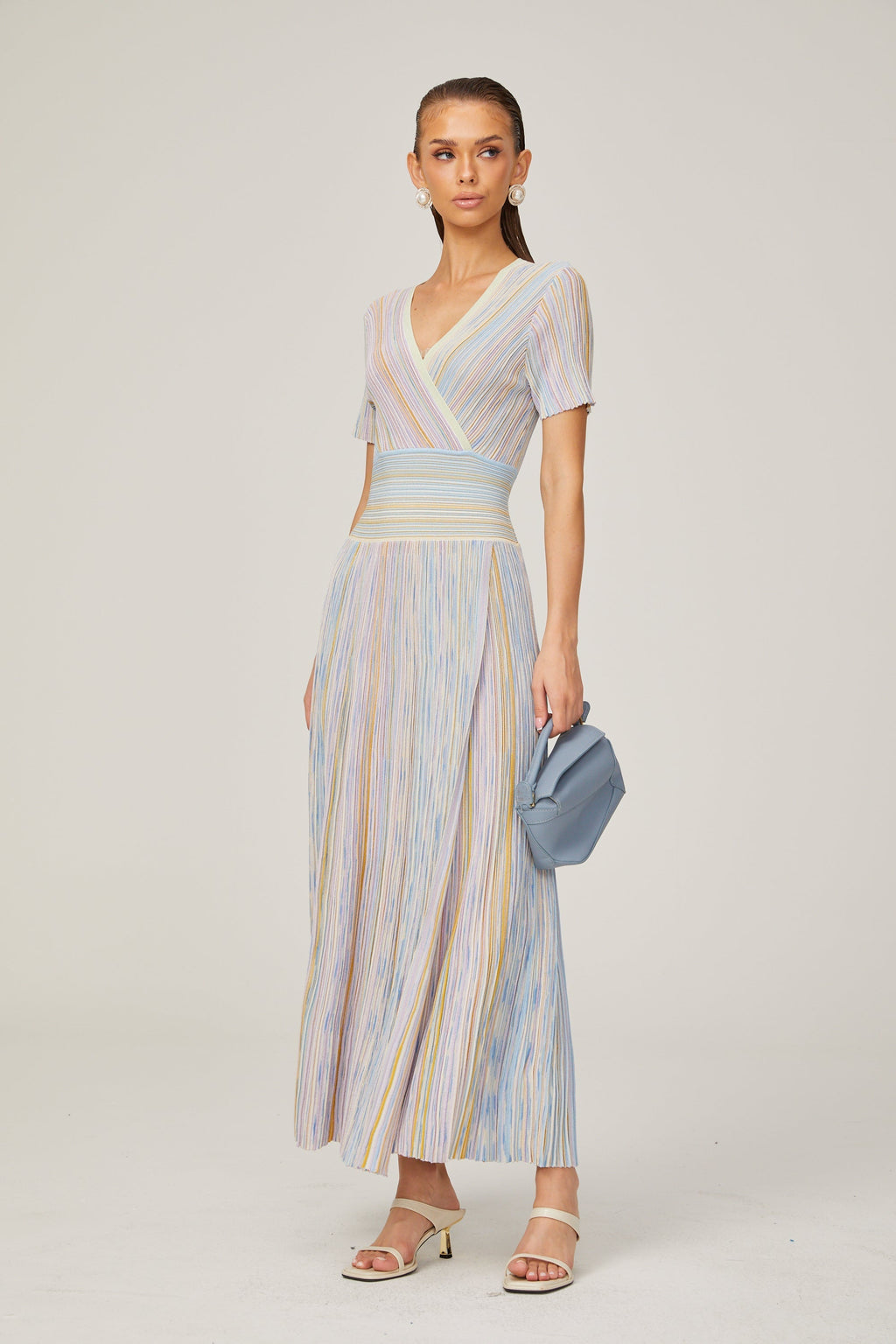 Diane midi elbise