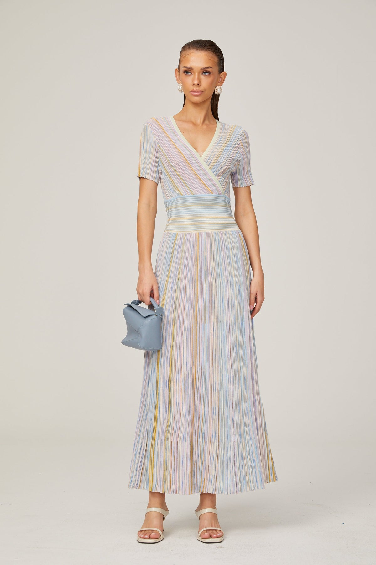 Diane midi elbise